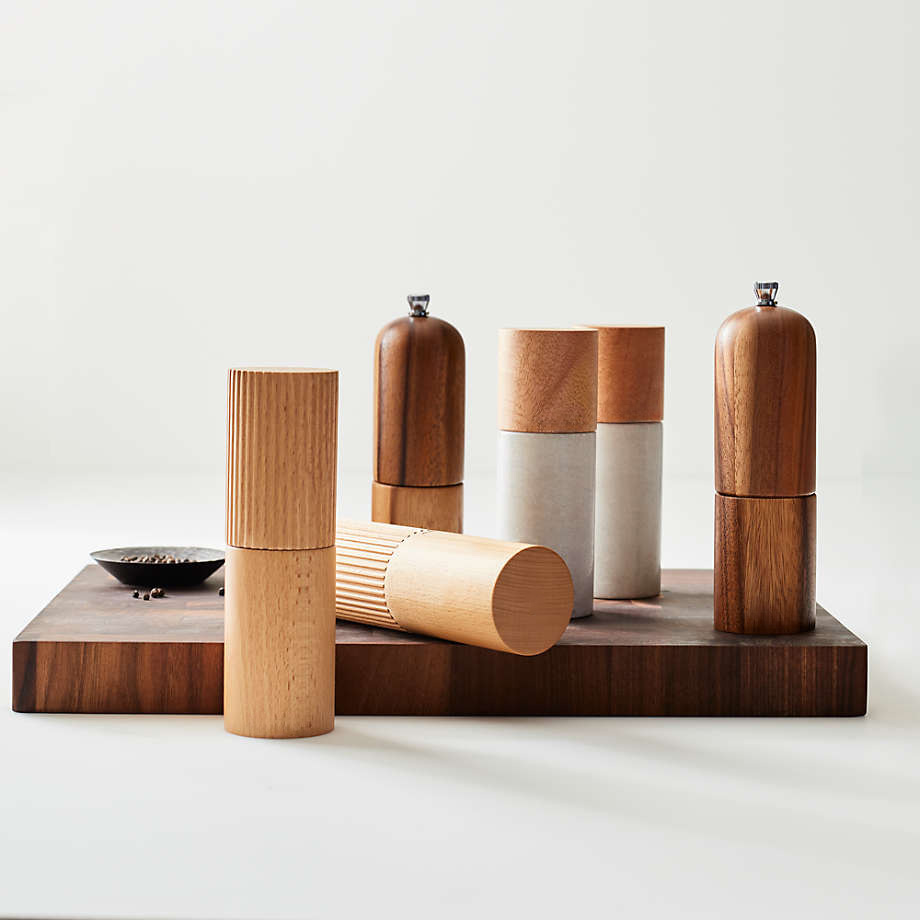 Handmade Wooden Salt & Pepper Mill Grinder Set Of 2 - Image 2