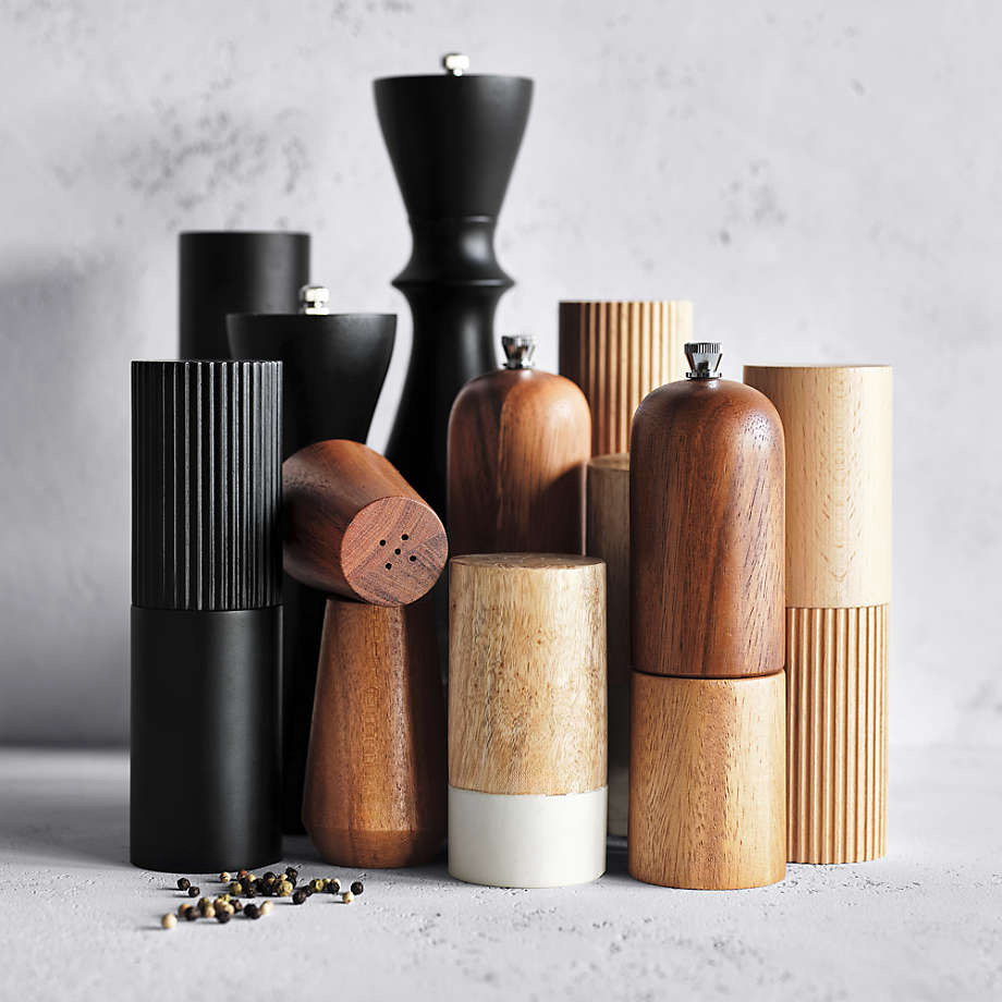 Handmade Wooden Salt & Pepper Mill Grinder Set Of 2 - Image 3