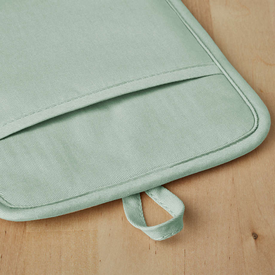Kitchen Pistachio Ribbed Soft Silicone Pot Holders Set Of 2 - Image 4