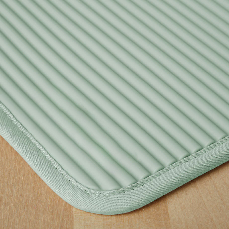Kitchen Pistachio Ribbed Soft Silicone Pot Holders Set Of 2 - Image 6