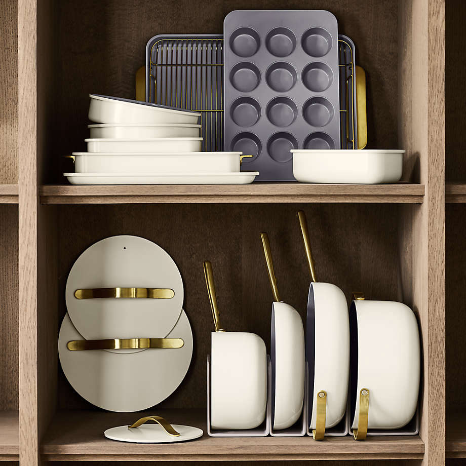 Utenzo Home Cream Full Kitchen Bakeweare & Cookware Set - Image 2
