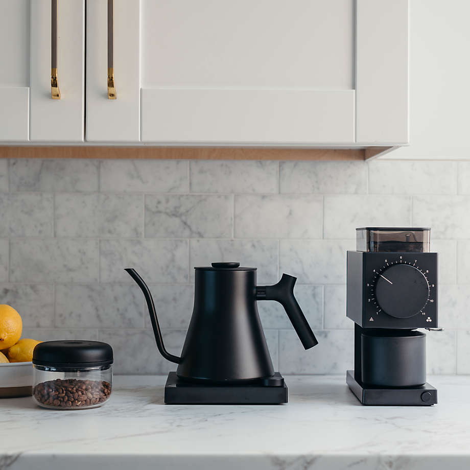 Fellow Stagg Pro Electric Kettle in Hazy Blue with Maple Accents - Image 2