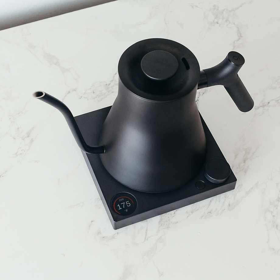 Fellow Stagg Pro Electric Kettle in Hazy Blue with Maple Accents - Image 3